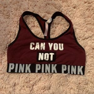 PINK sports bra